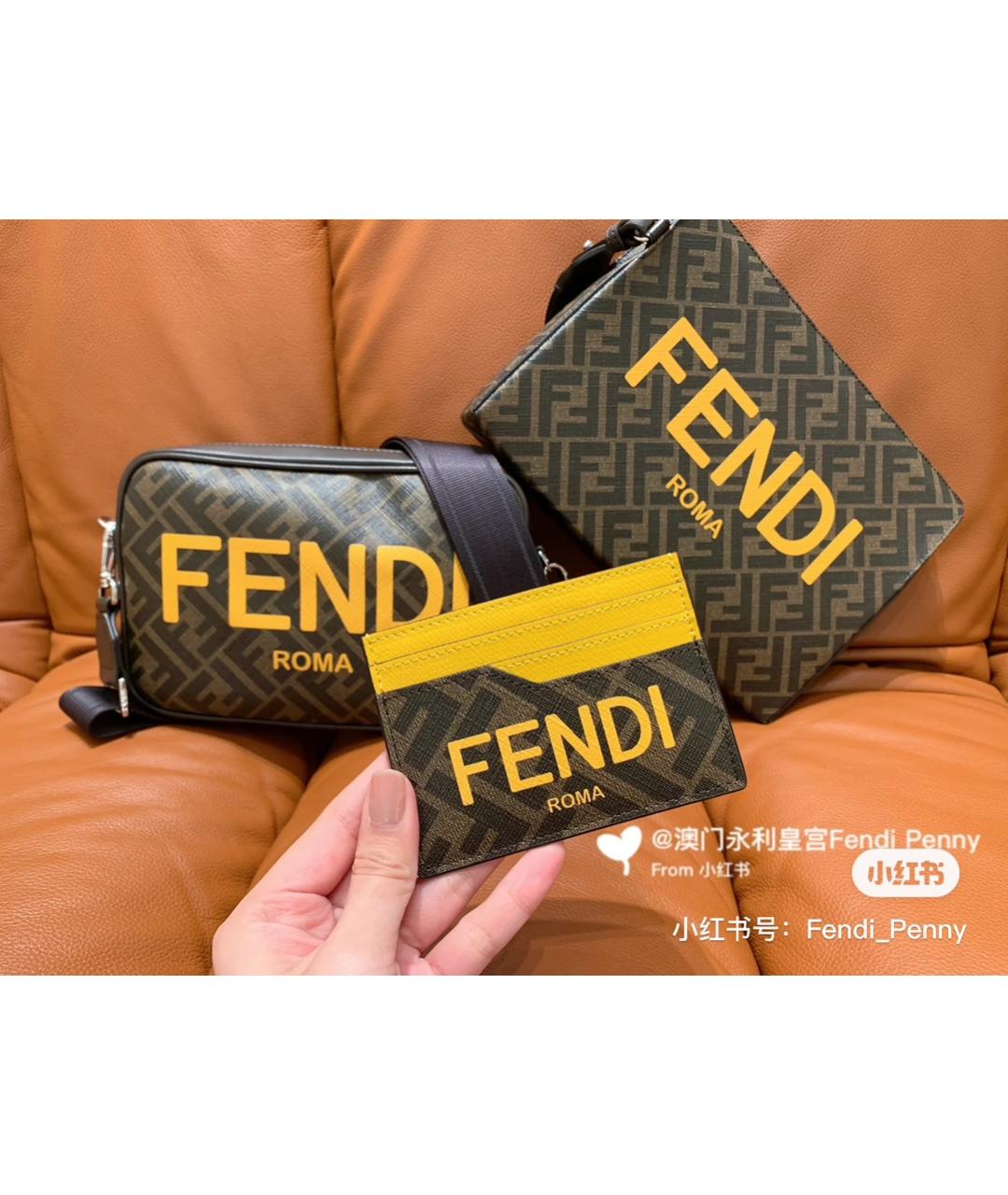 FENDI Коричневый кошелек, фото 9