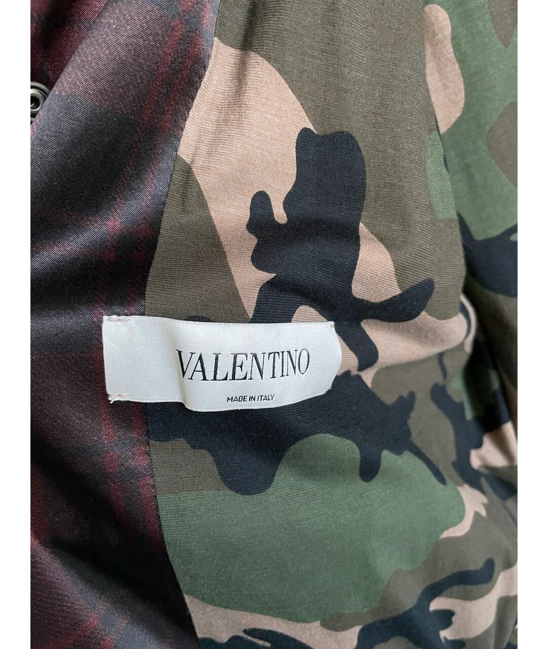 VALENTINO Бордовая вискозная куртка, фото 5