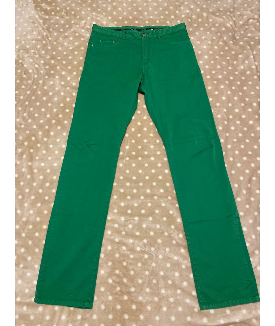 PAUL & SHARK Зеленые прямые брюки, фото 5