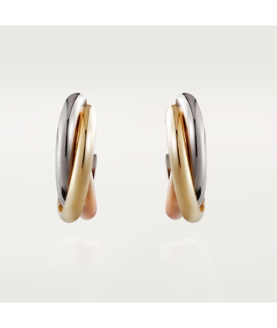CARTIER Золотые серьги из желтого золота, фото 6