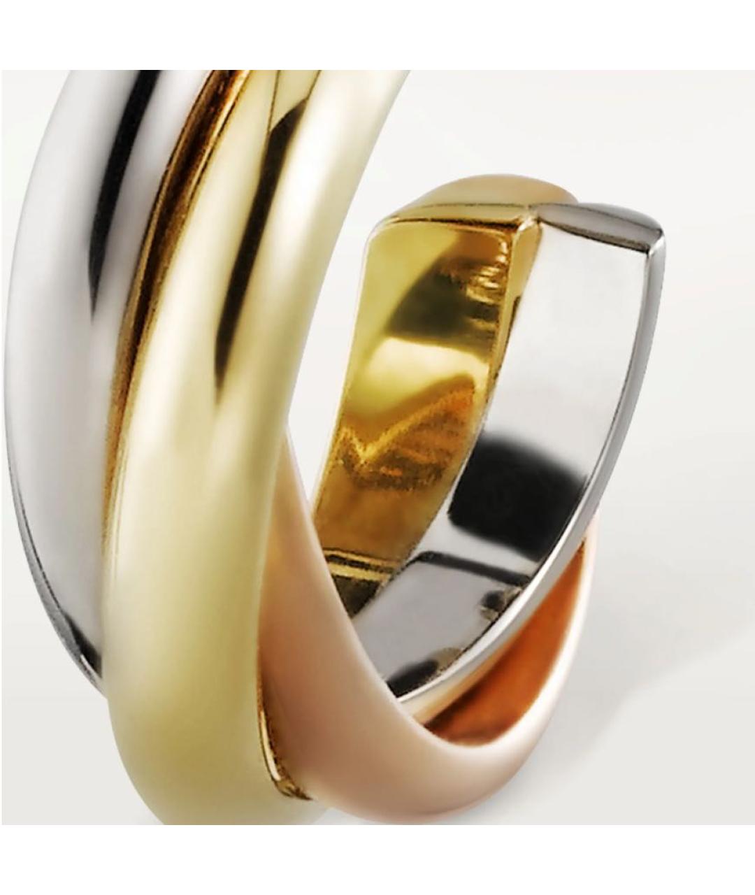 CARTIER Золотые серьги из желтого золота, фото 2