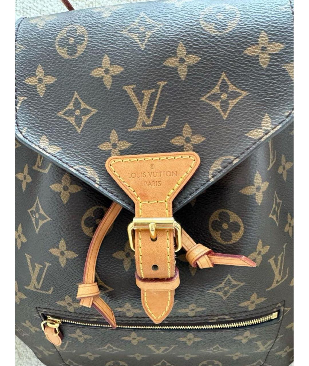 LOUIS VUITTON Коричневый рюкзак, фото 6