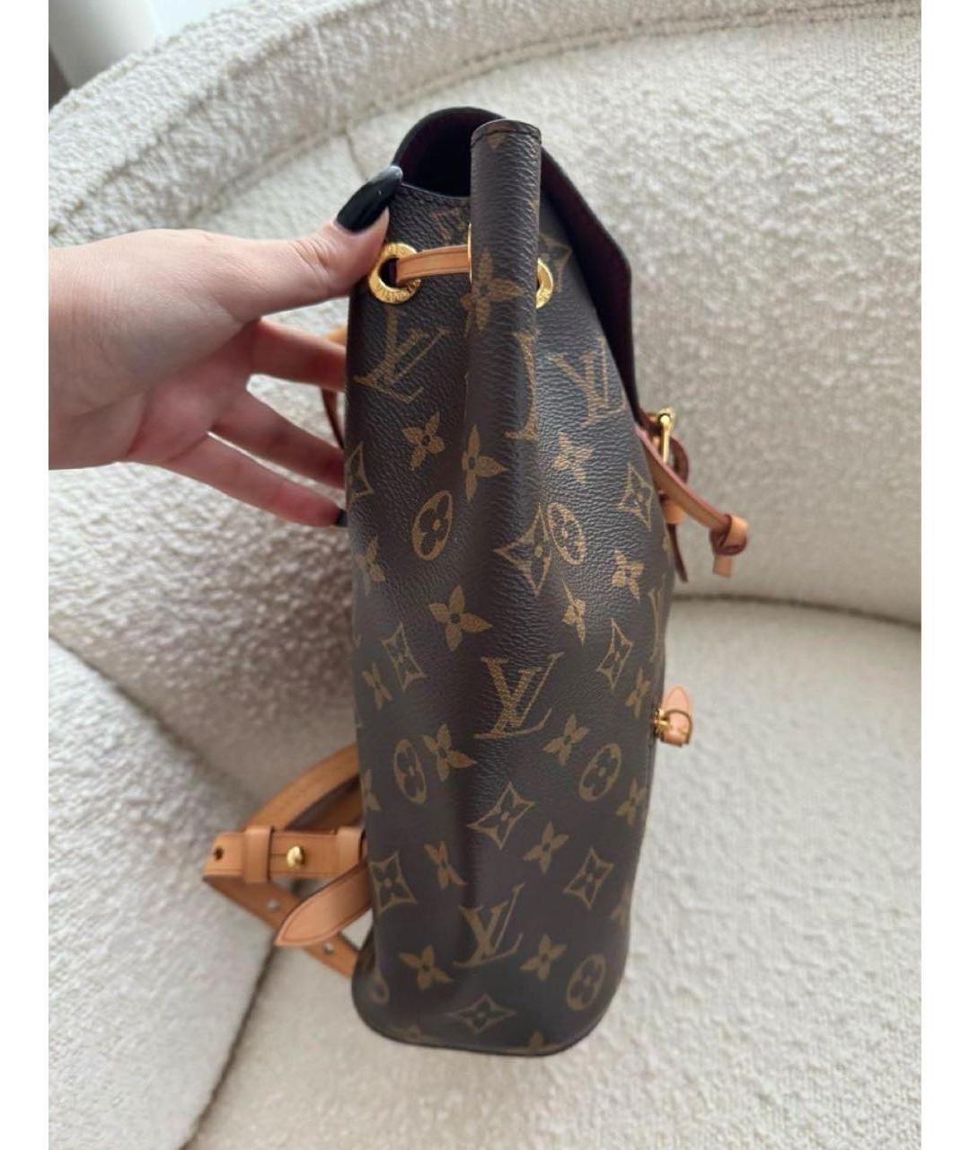 LOUIS VUITTON Коричневый рюкзак, фото 2