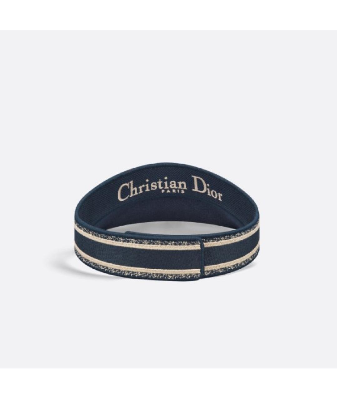 CHRISTIAN DIOR PRE-OWNED Синяя хлопковая кепка, фото 4
