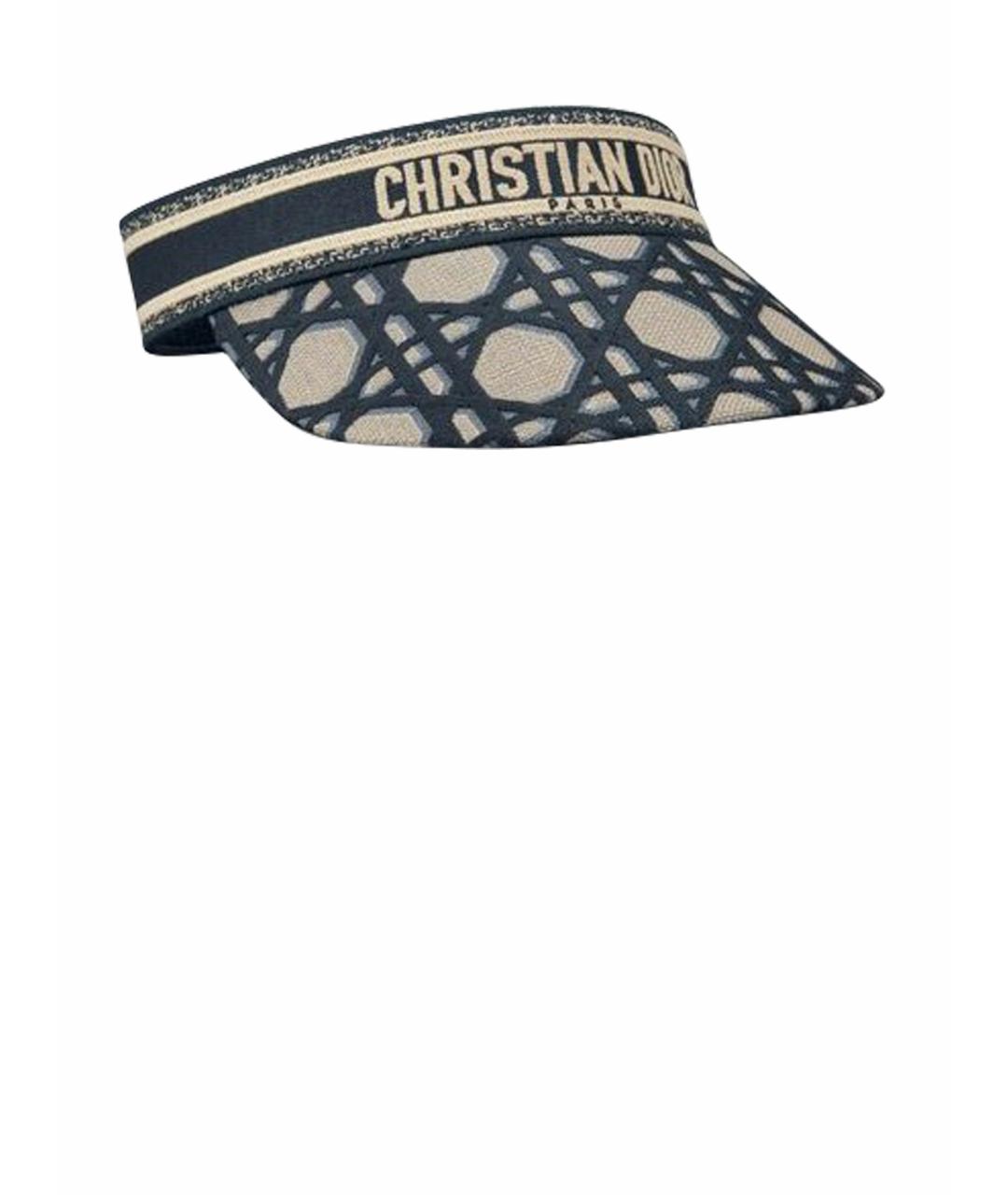CHRISTIAN DIOR PRE-OWNED Синяя хлопковая кепка, фото 6