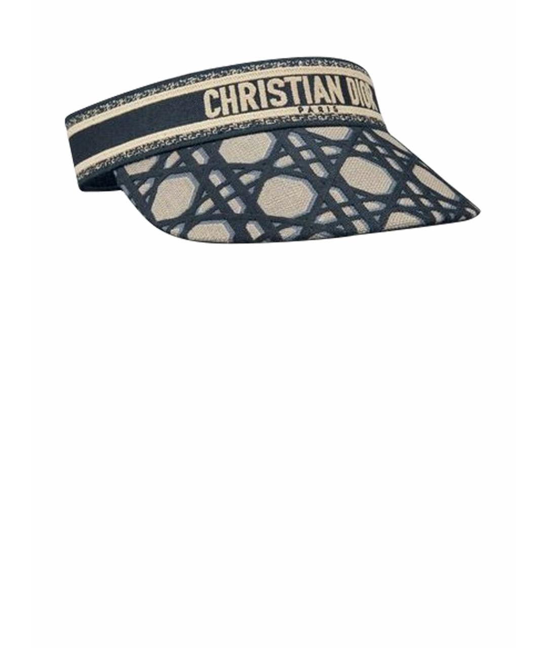 CHRISTIAN DIOR PRE-OWNED Синяя хлопковая кепка, фото 1