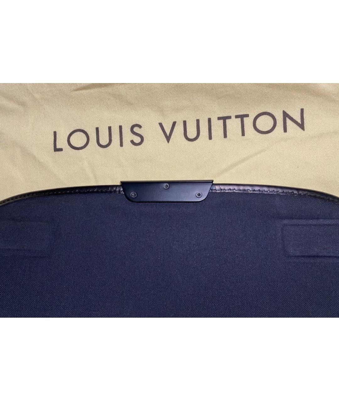 LOUIS VUITTON PRE-OWNED Серая кожаная сумка на плечо, фото 9