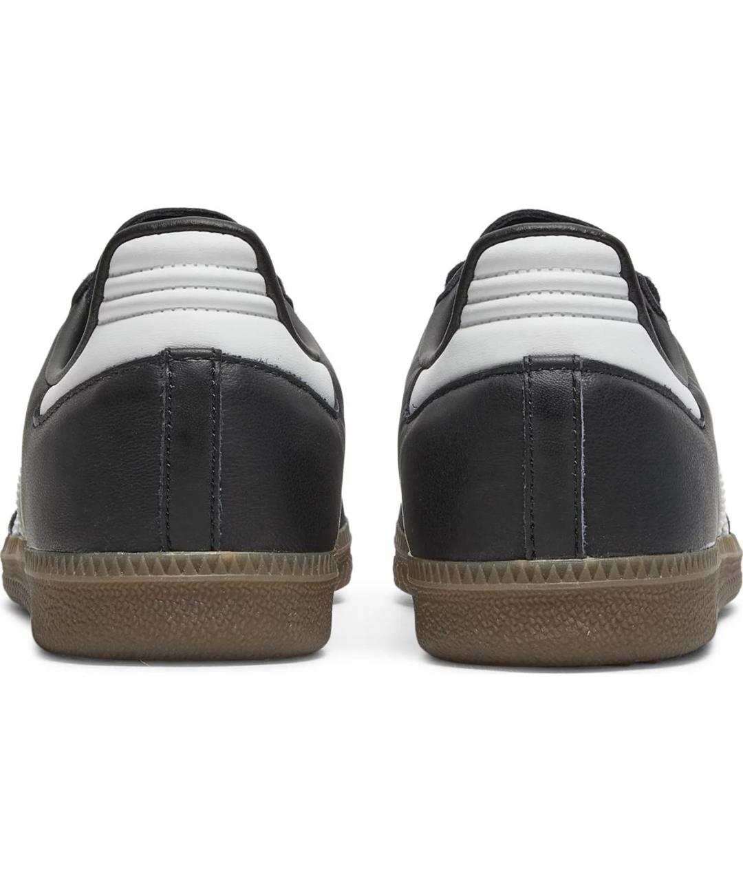 ADIDAS Черные низкие кроссовки / кеды из искусственной кожи, фото 2