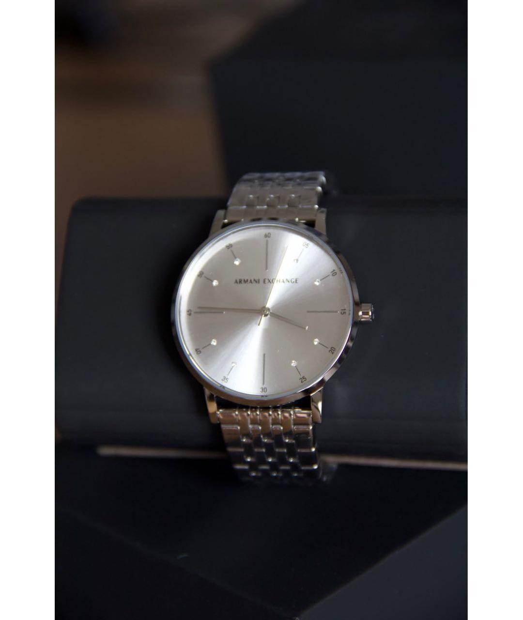 ARMANI EXCHANGE Серебряные с серебряным покрытием часы, фото 3