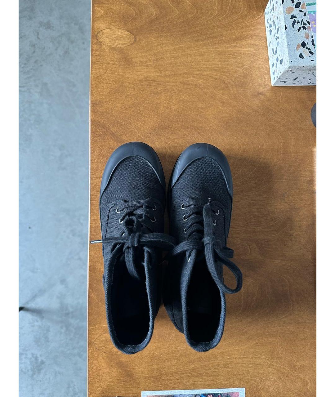 CELINE Черные текстильные ботинки, фото 3