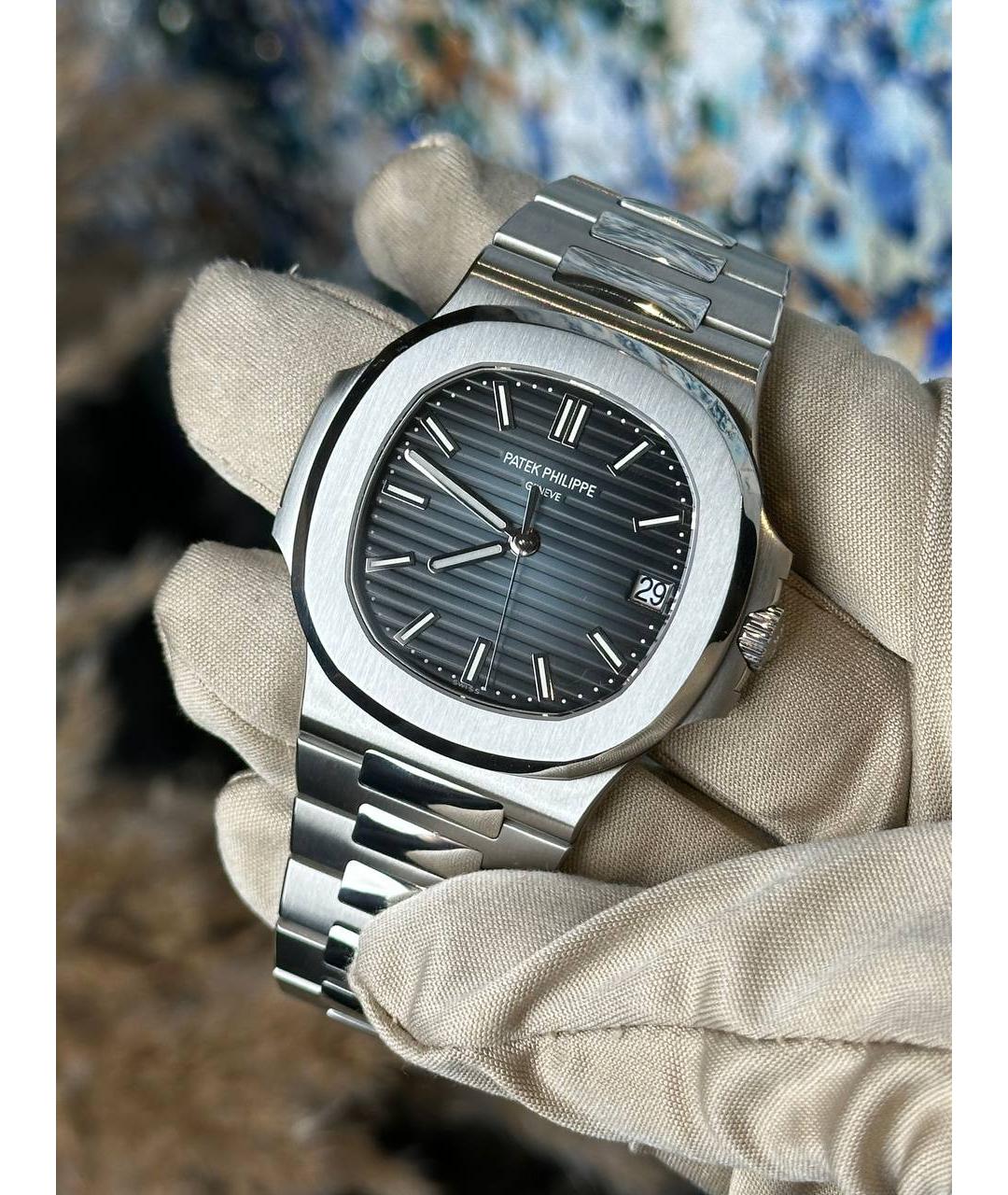 PATEK PHILIPPE Синие часы, фото 3