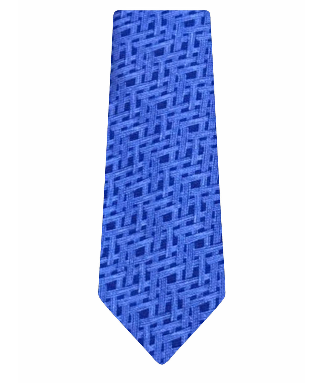 KITON Синий шерстяной галстук, фото 1