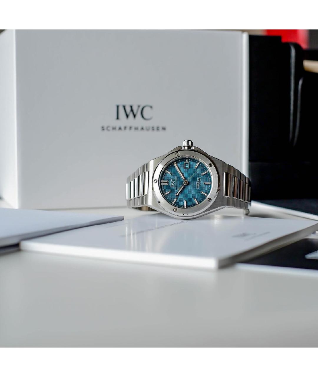 IWC Schaffhausen Зеленые часы, фото 4