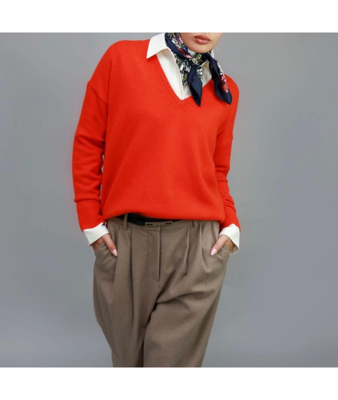 CO Красный кашемировый джемпер / свитер, фото 2