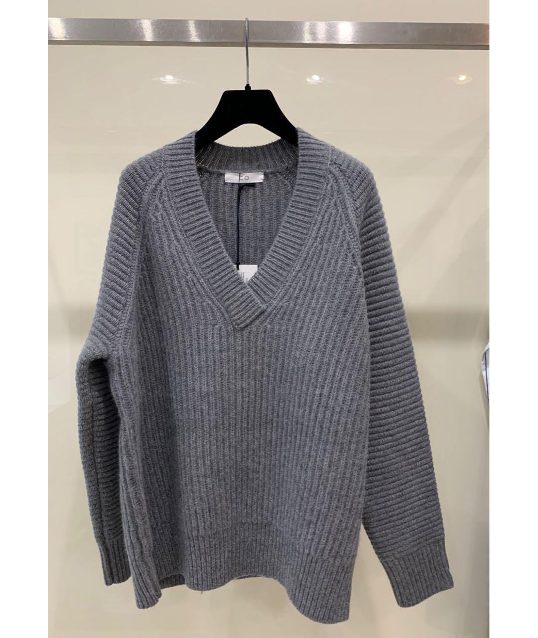 CO Серый шерстяной джемпер / свитер, фото 2