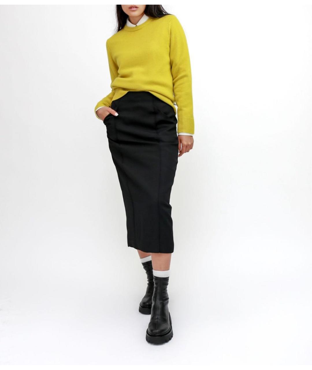 CO Желтый кашемировый джемпер / свитер, фото 4