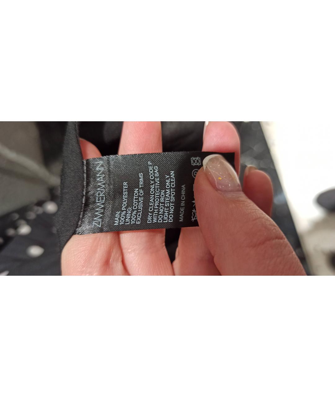 ZIMMERMANN Черная юбка миди, фото 8