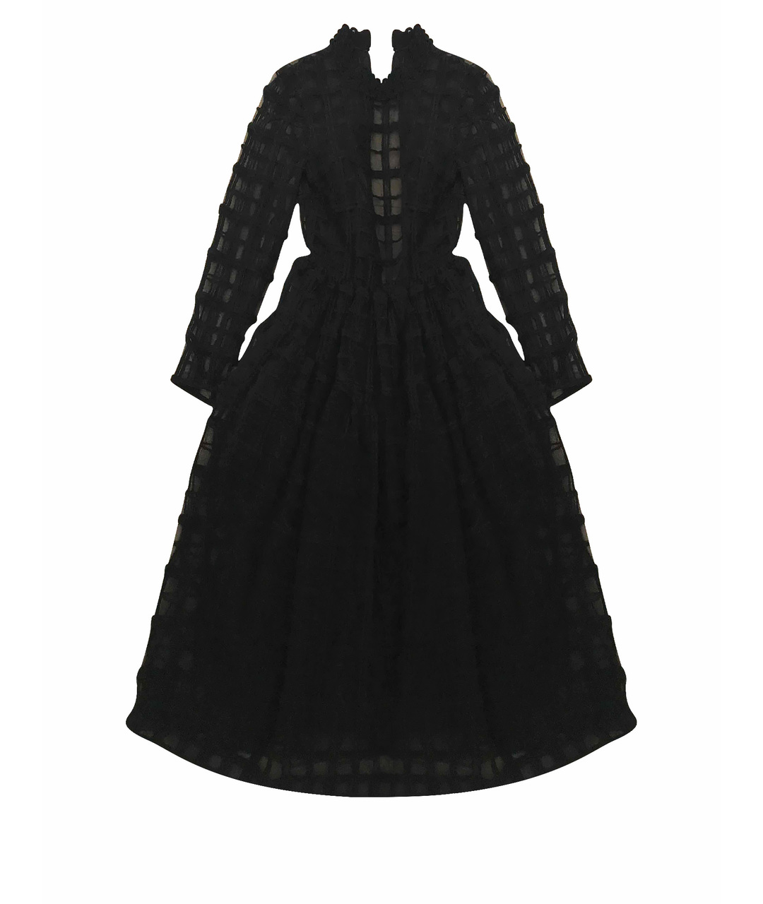 SIMONE ROCHA Черное шерстяное вечернее платье, фото 1