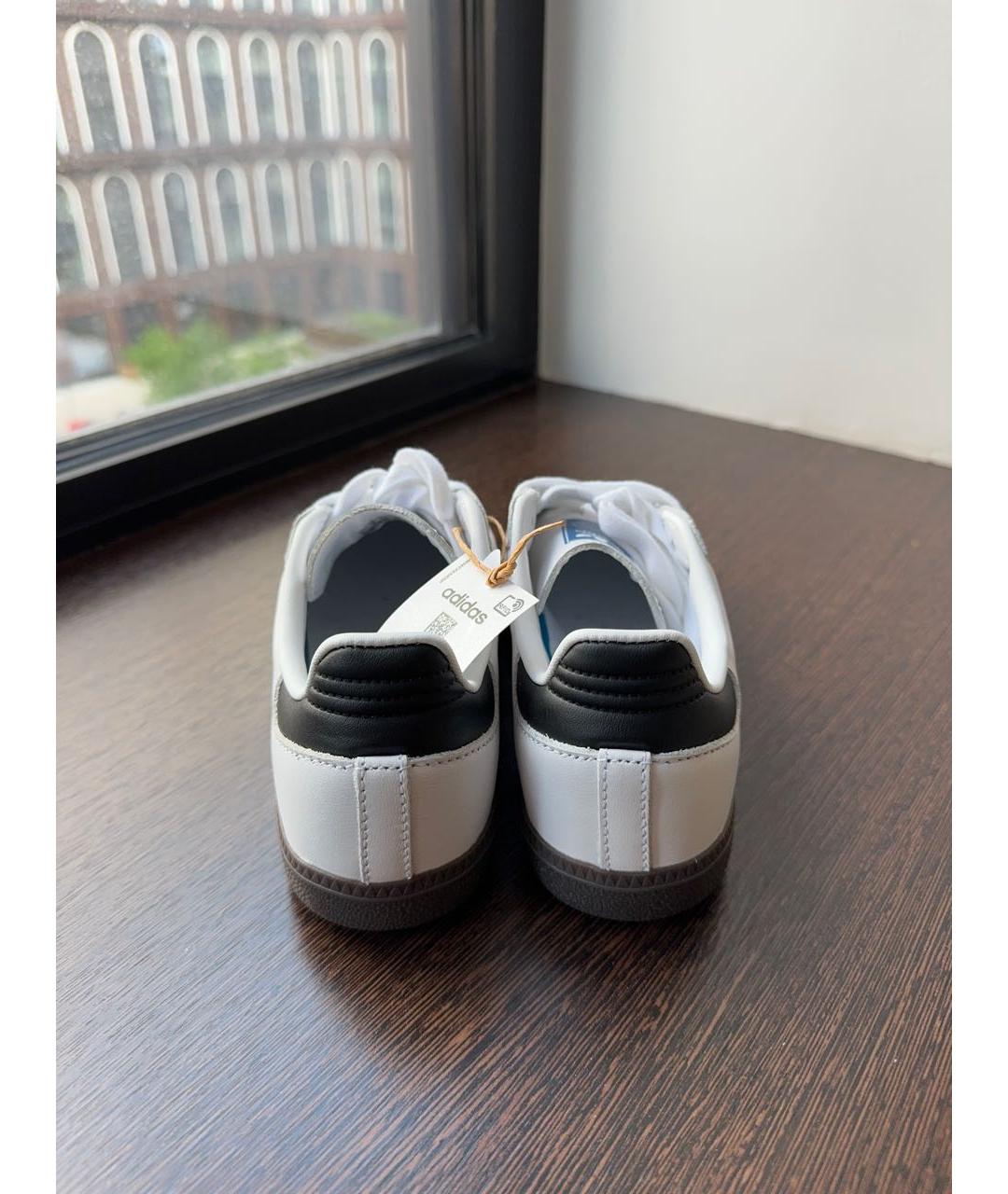 ADIDAS Белые кроссовки из искусственной кожи, фото 4