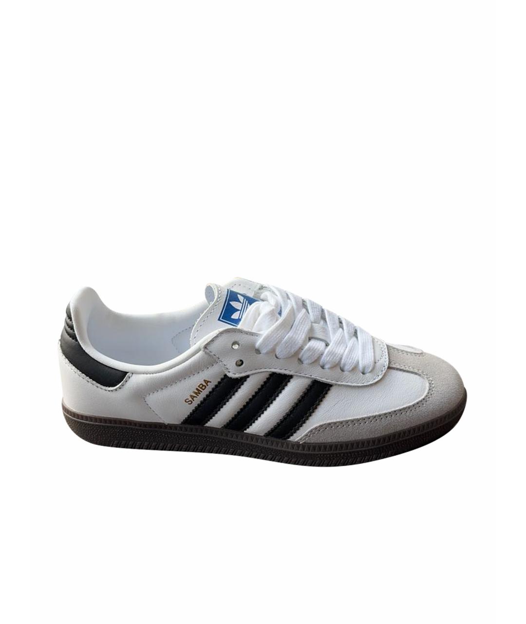ADIDAS Белые кроссовки из искусственной кожи, фото 1