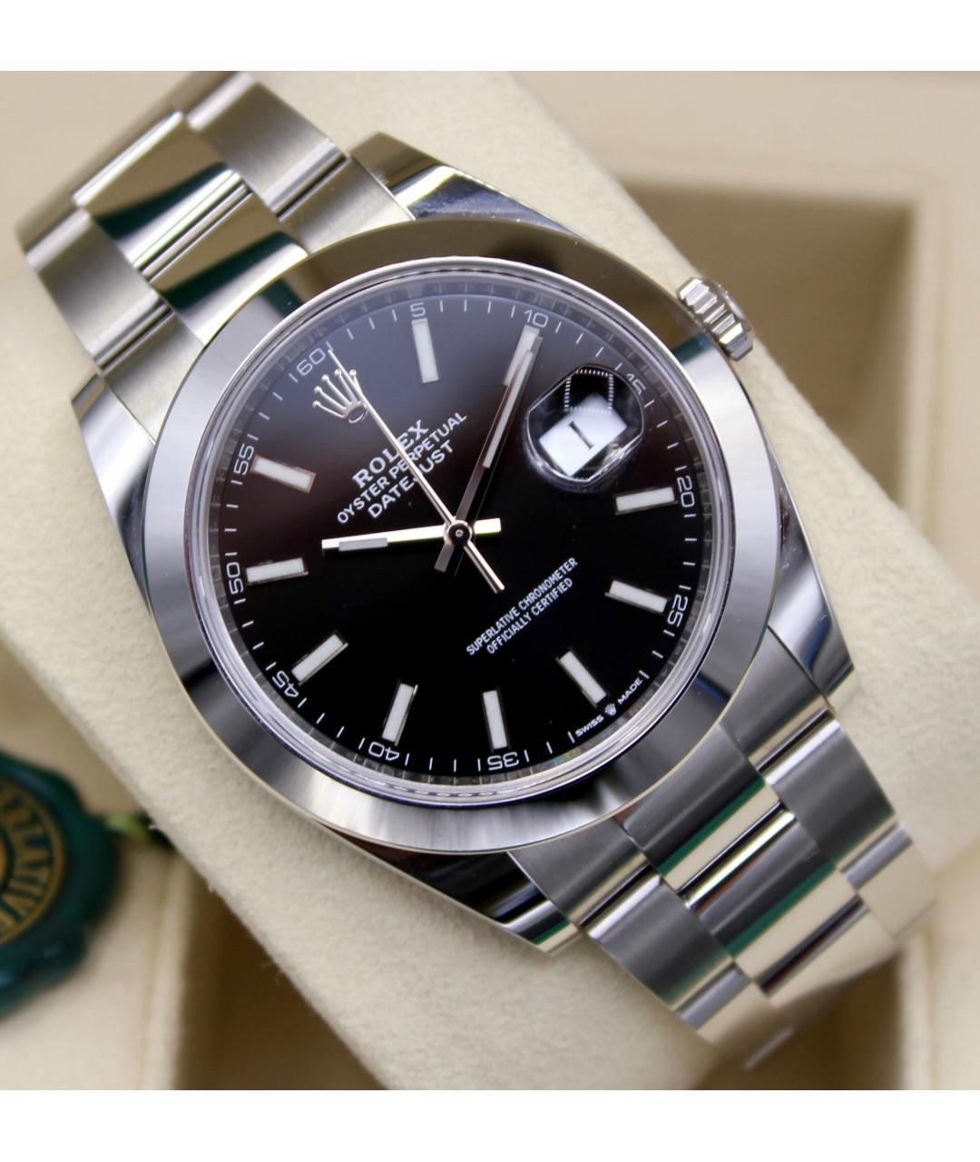 ROLEX Черные часы, фото 3