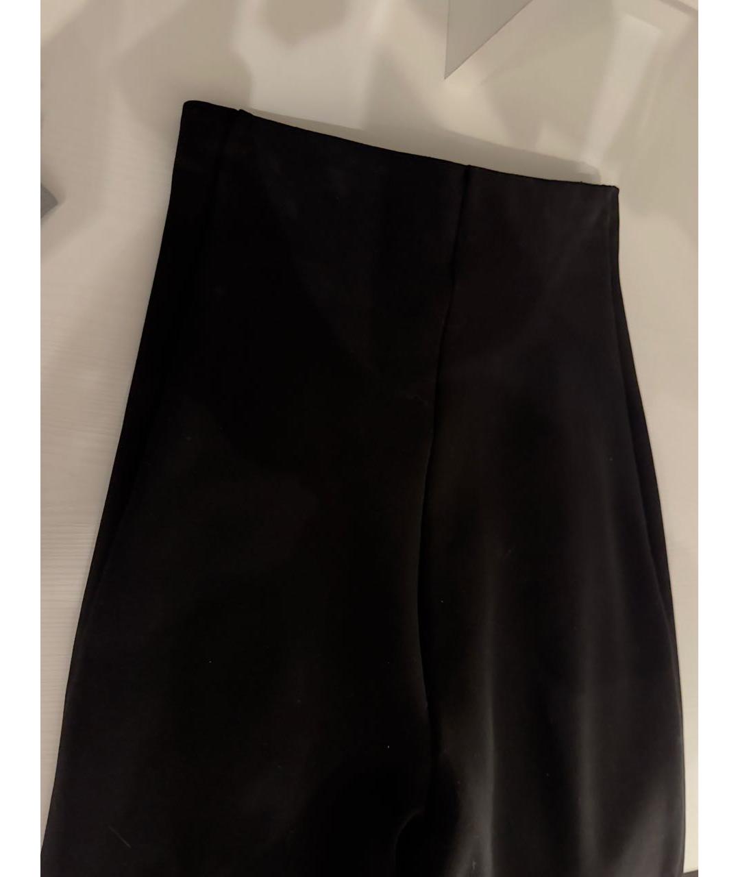 DOLCE&GABBANA Черные вискозные брюки узкие, фото 4
