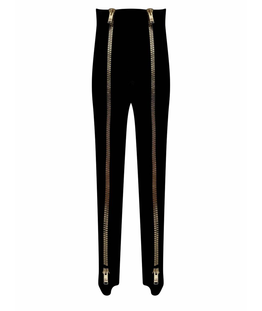 DOLCE&GABBANA Черные вискозные брюки узкие, фото 1
