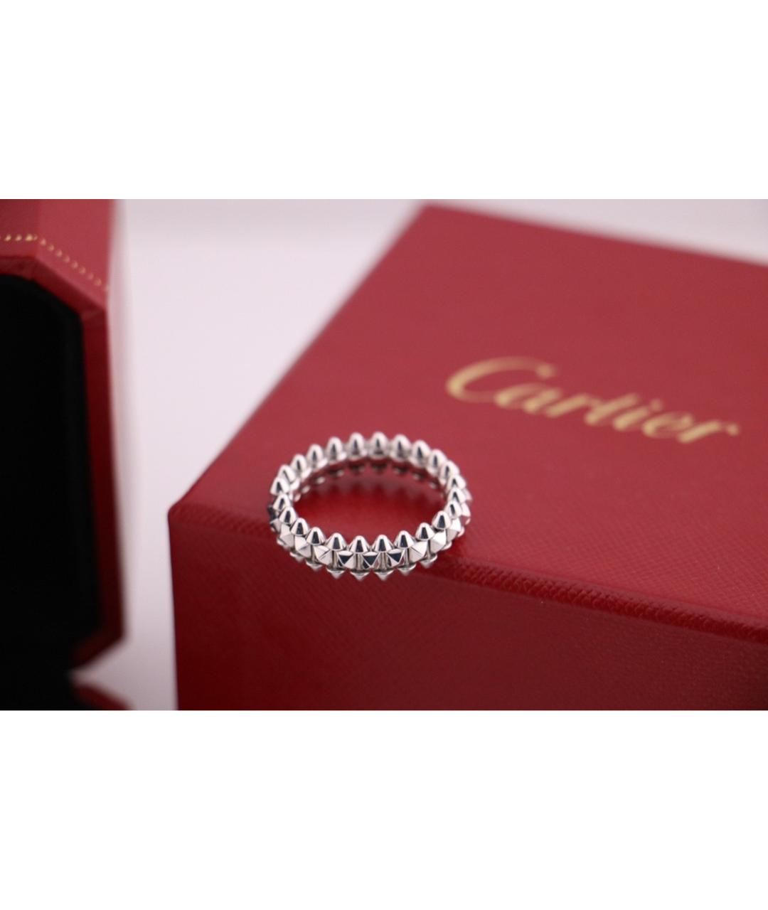 CARTIER Серебряное кольцо из белого золота, фото 4