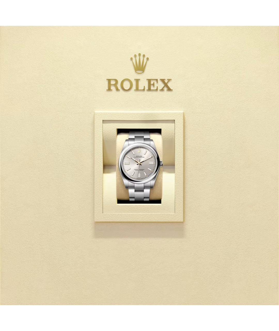 ROLEX Серебряные часы, фото 2