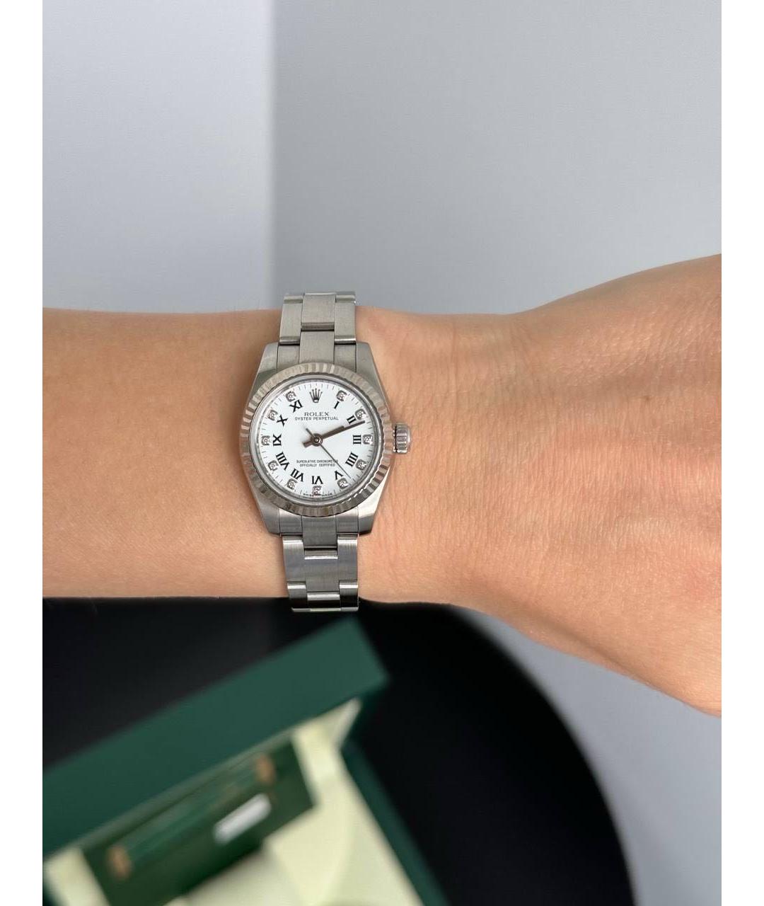 ROLEX Белые часы, фото 5