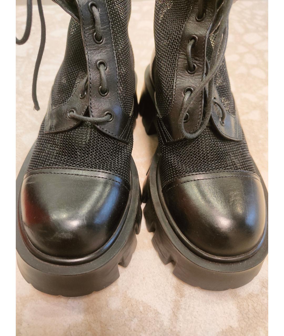 PREMIATA Черные кожаные ботинки, фото 3