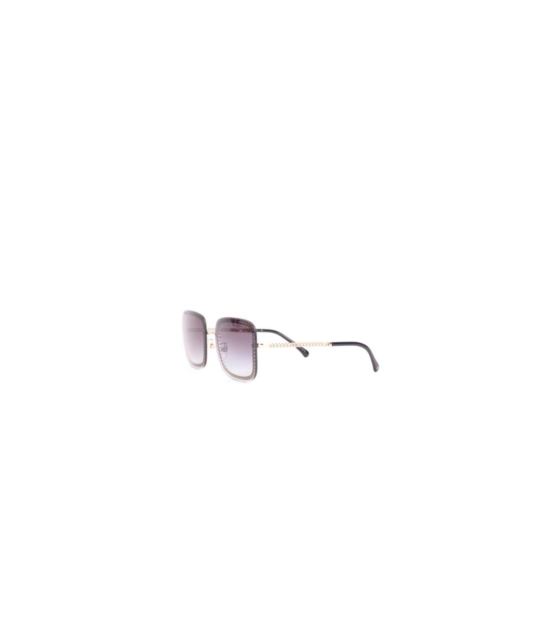 CHANEL PRE-OWNED Розовые металлические солнцезащитные очки, фото 2