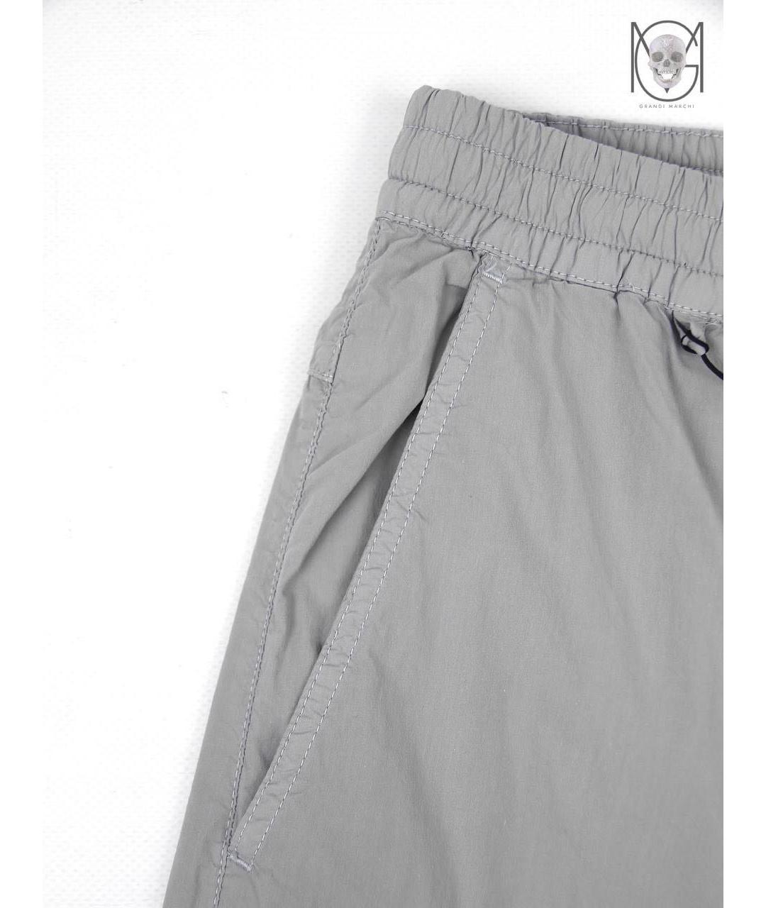 CP COMPANY Серые хлопковые повседневные брюки, фото 7