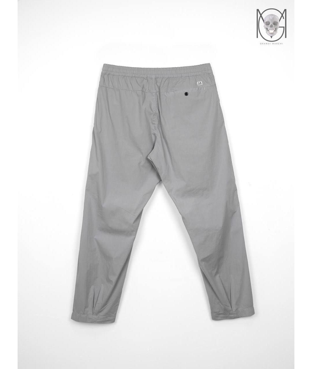 CP COMPANY Серые хлопковые повседневные брюки, фото 2
