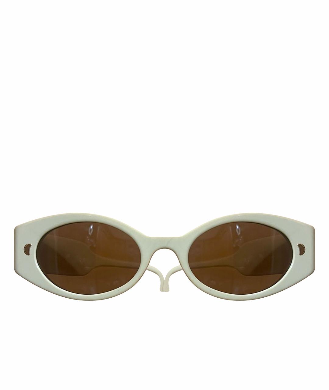 NANUSHKA Бежевые пластиковые солнцезащитные очки, фото 1