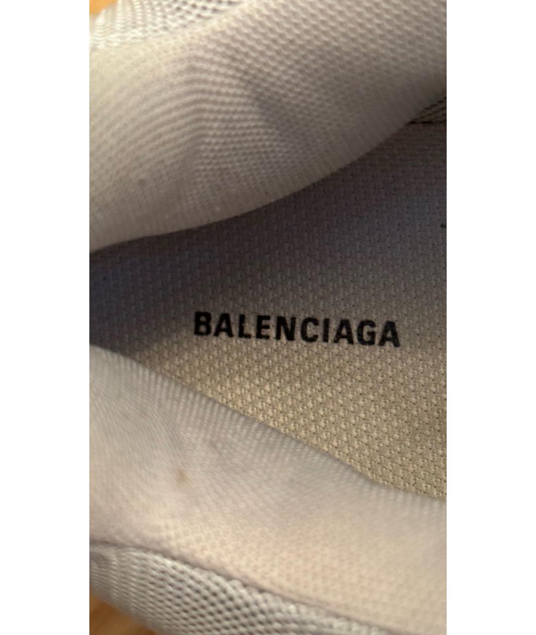 BALENCIAGA Антрацитовые низкие кроссовки / кеды, фото 6