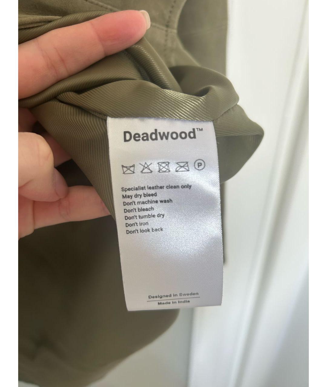 Deadwood Хаки замшевая рубашка, фото 7