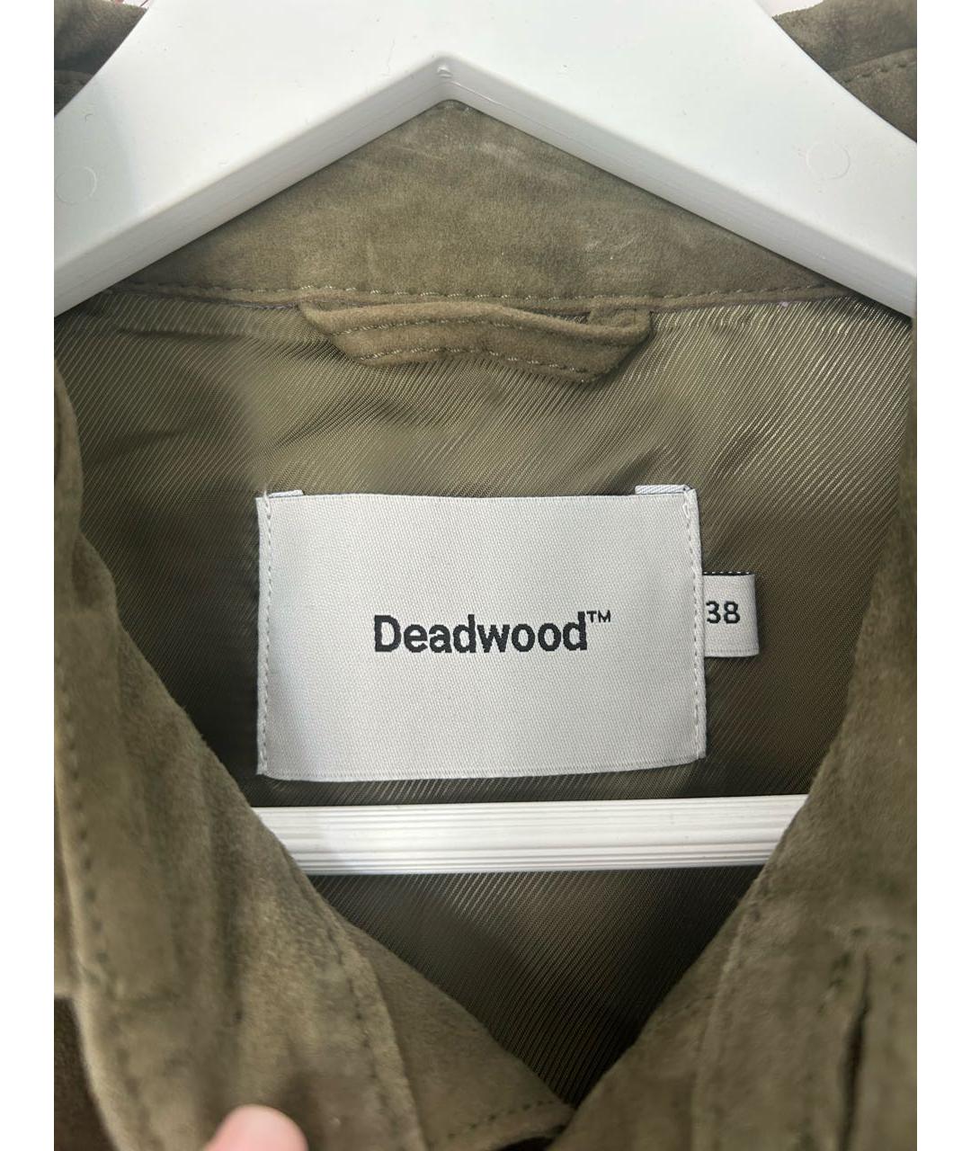 Deadwood Хаки замшевая рубашка, фото 3