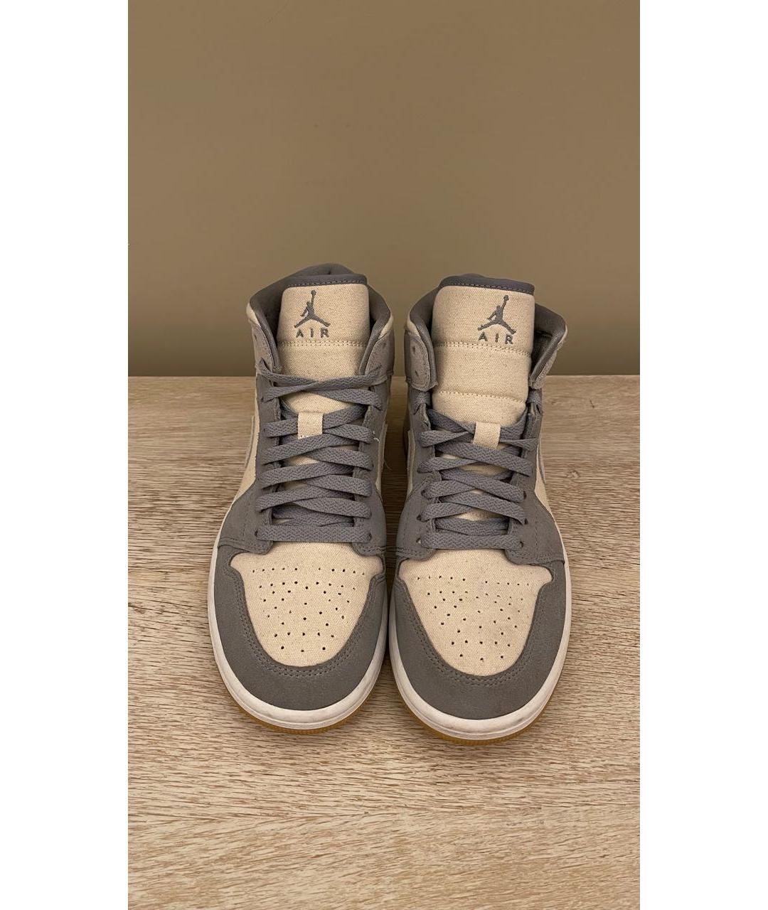 JORDAN Серые замшевые кеды, фото 3