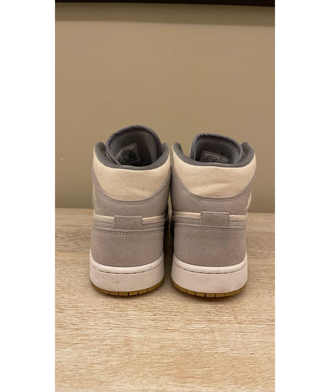 JORDAN Серые замшевые кеды, фото 5