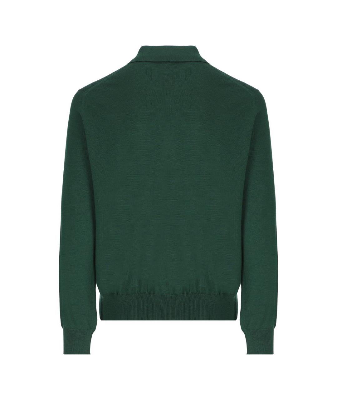 GUCCI Зеленый шерстяной джемпер / свитер, фото 2