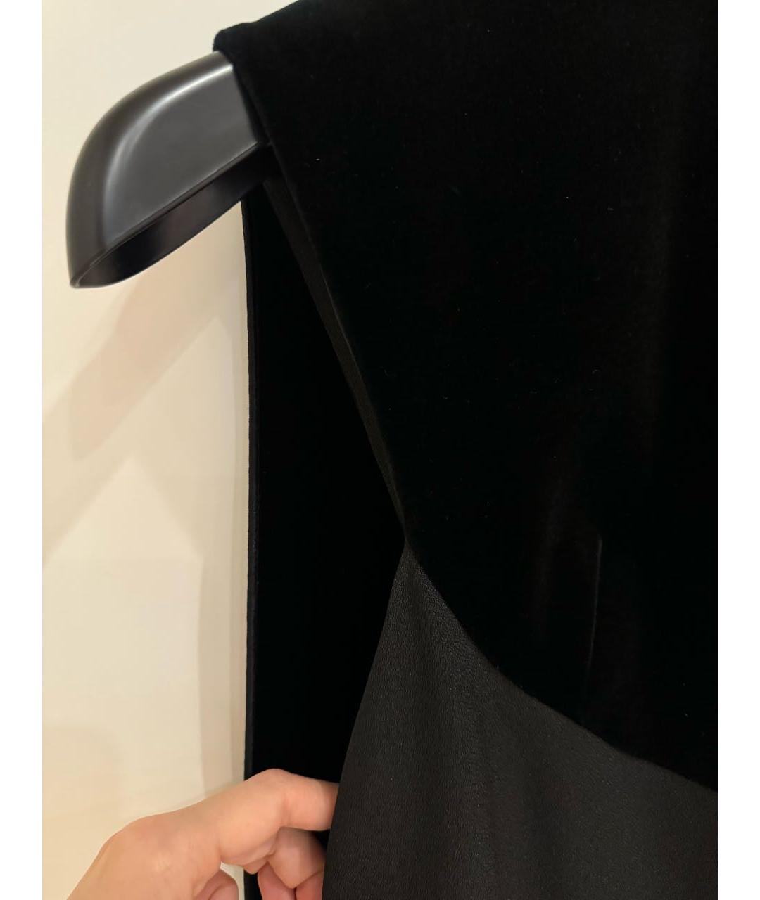 BALENCIAGA Черная бархатная блузы, фото 5