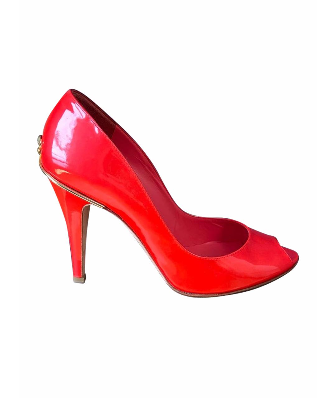 CHANEL PRE-OWNED Красные туфли из лакированной кожи, фото 1