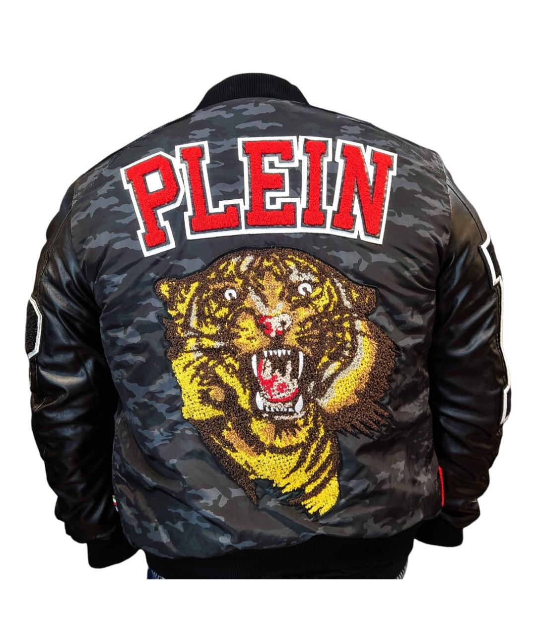 PHILIPP PLEIN Черная хлопковая куртка, фото 2