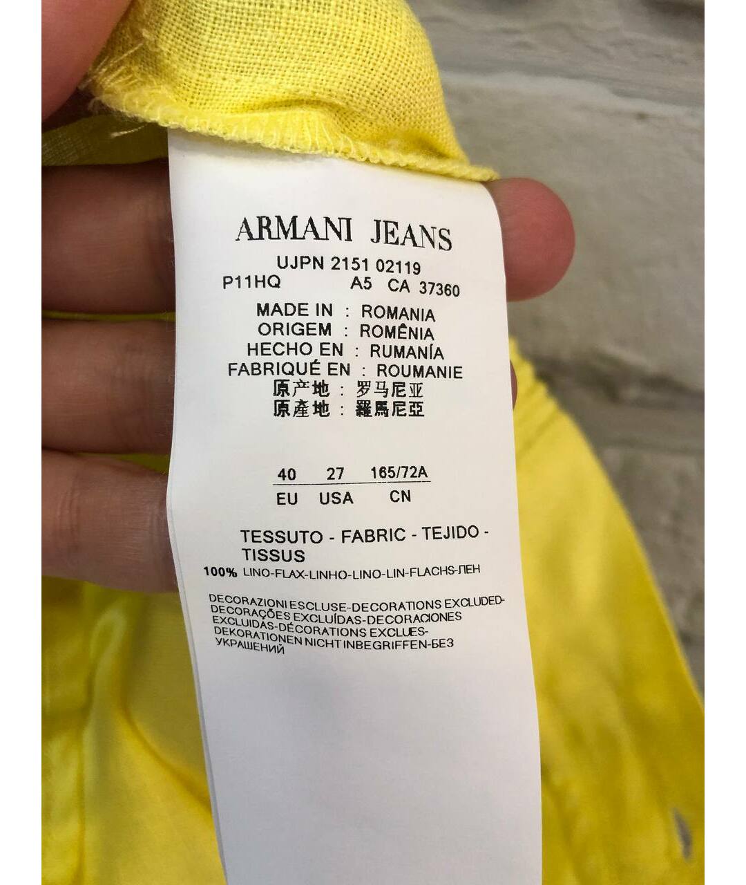 Armani jeans 2025 ujpn 2151