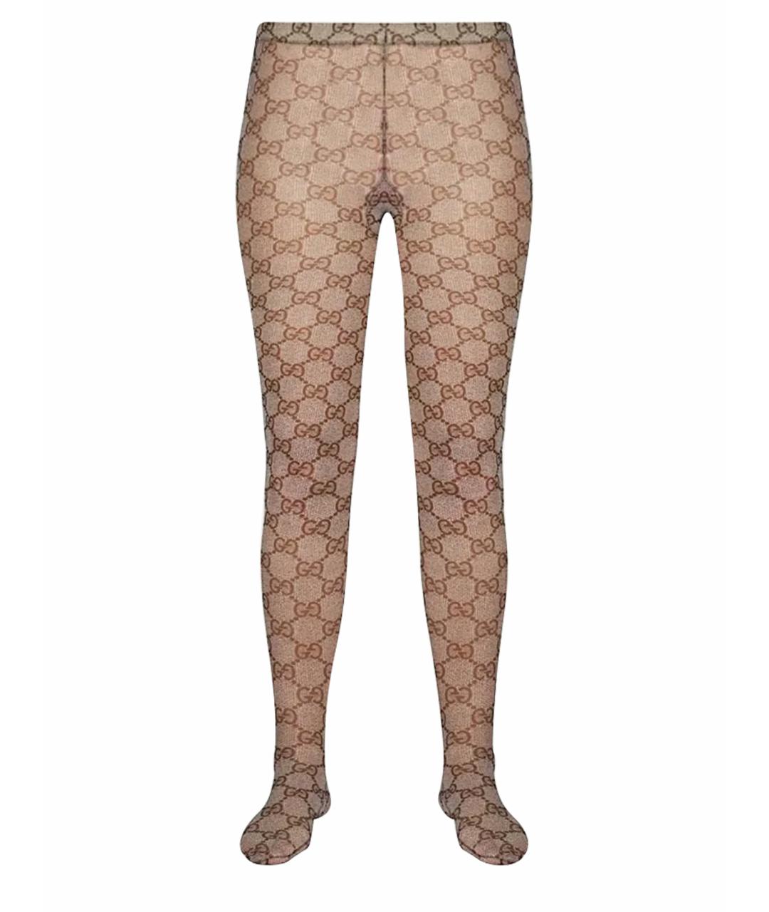 GUCCI Бежевые носки, чулки и колготы, фото 1