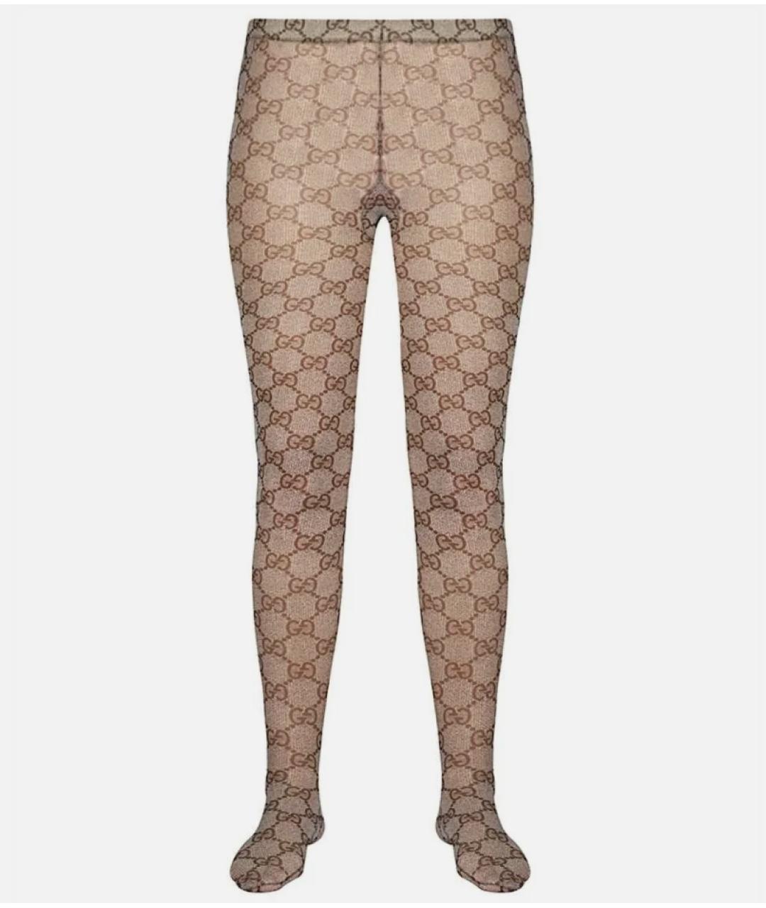 GUCCI Бежевые носки, чулки и колготы, фото 8