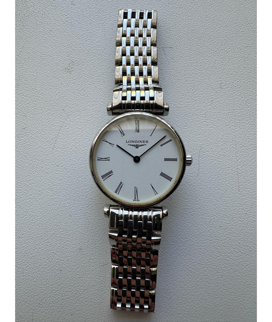 LONGINES Серебряные металлические часы, фото 9