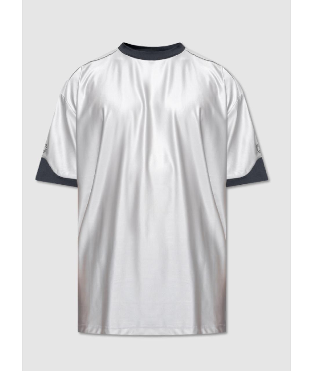 1017 ALYX 9SM Серебряная хлопковая футболка, фото 9