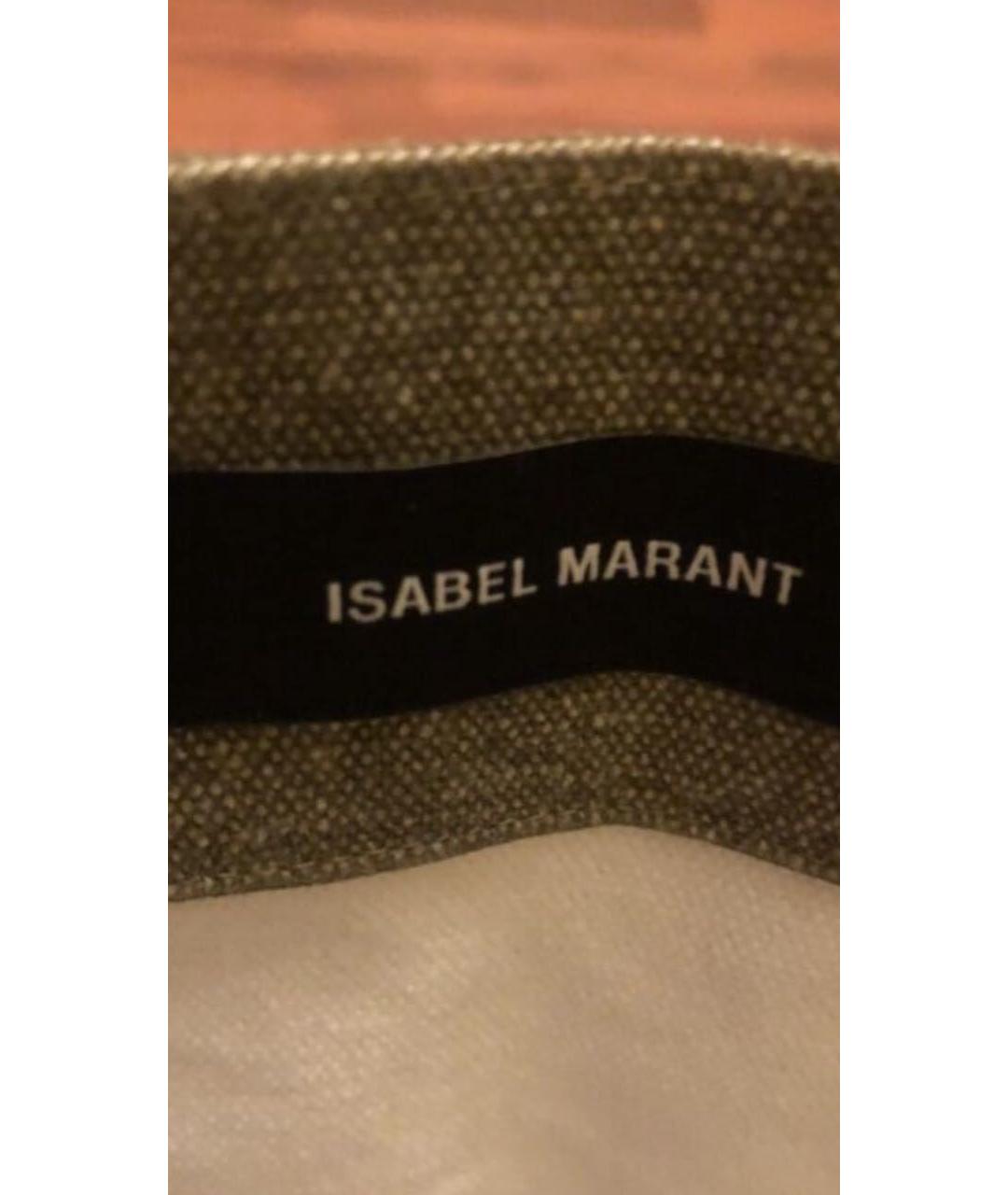 ISABEL MARANT Хаки деним сумка тоут, фото 2